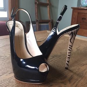 Designer, patent leather heals
